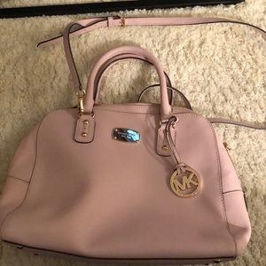 Michael Kors purse blush pink
