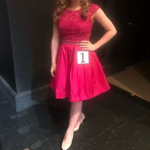 Sherri Hill two piece short dress