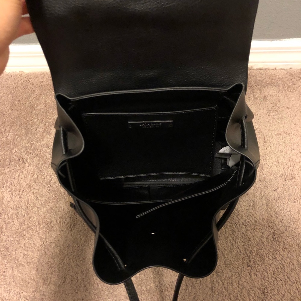 Faux Leather Backpack