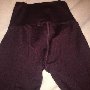 Maroon full length Aerie leggings