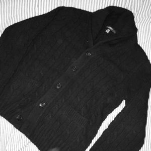 JCrew Mens Shawl Collar Cable knit Cardigan