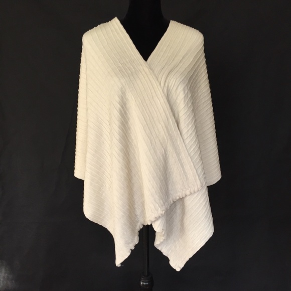 Ivory Crinkle Textured Scarf - Picture 2 of 4
