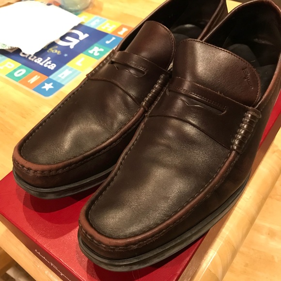 Salvatore Ferragamo Brown Loafers