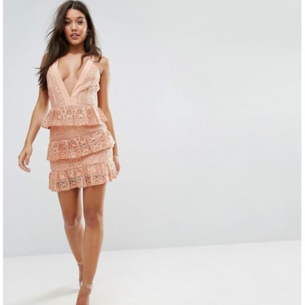 Missguided plunge dress