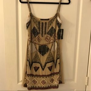 BNWT STUNNING BEADED ZARA DRESS