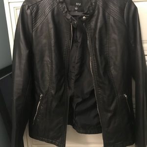 a.n.a. Faux leather jacket