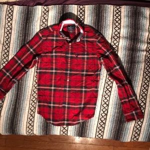 America eagle flannel button down shirt