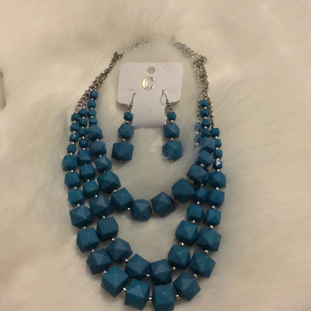 Silver and turquoise set from Charming Charlie