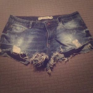 Jean shorts