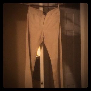 Tan leather pants
