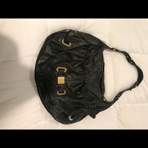 Black leather Botkier bag