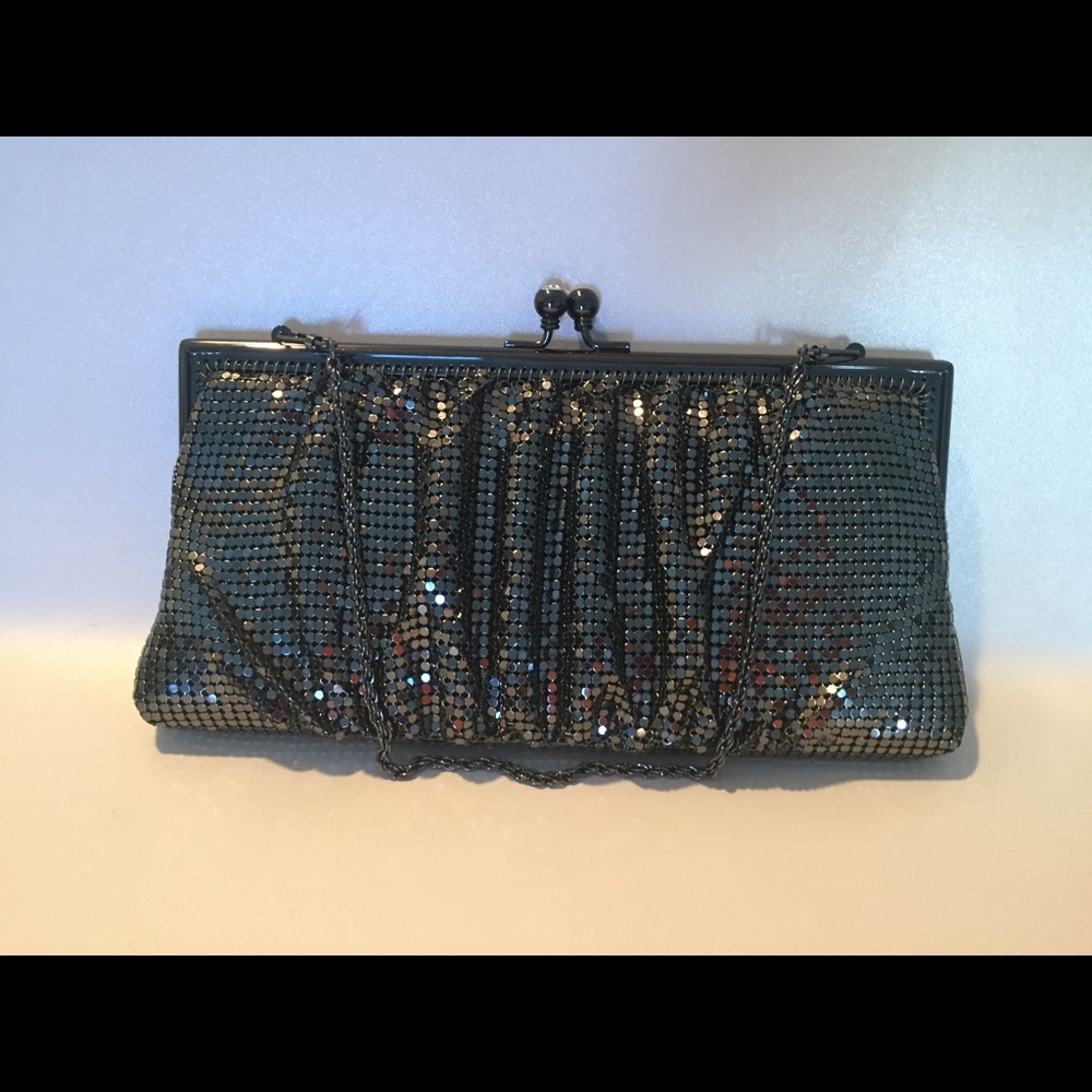 Sequin clutch handbag