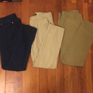 Lot of 3 chinos/khakis (size 32)