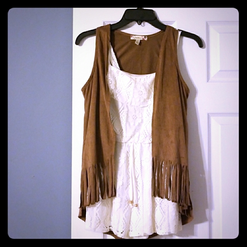 Speechless Romper with Vest