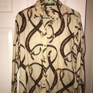 Lauren Button up horse lovers top