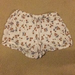Flowy floral shorts
