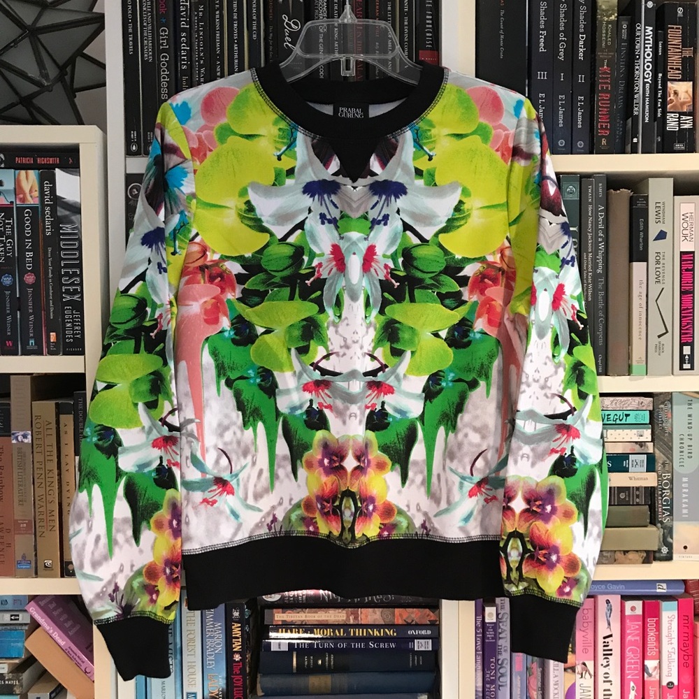 Prabal Gurung For Target Bright Pattern Sweatshirt - image 1