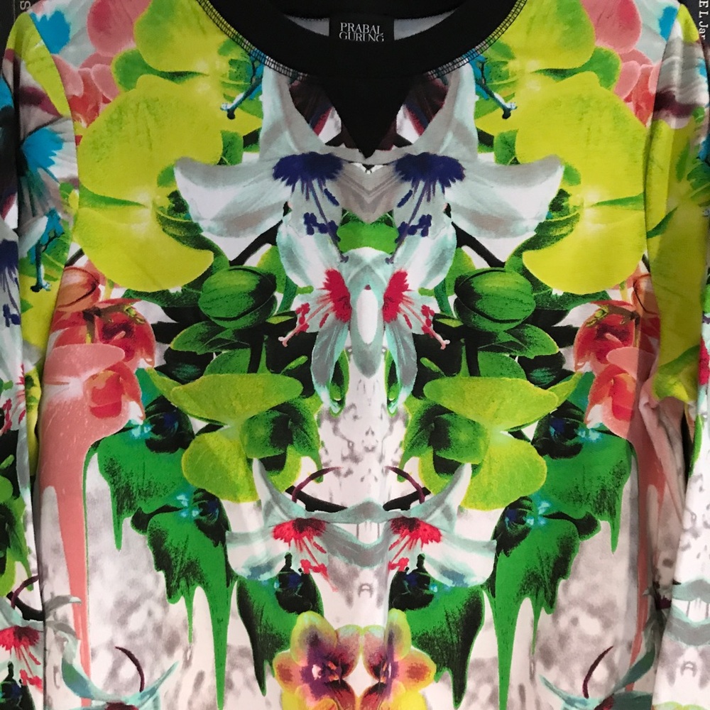 Prabal Gurung For Target Bright Pattern Sweatshirt - image 2