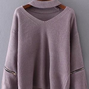 choker sweater