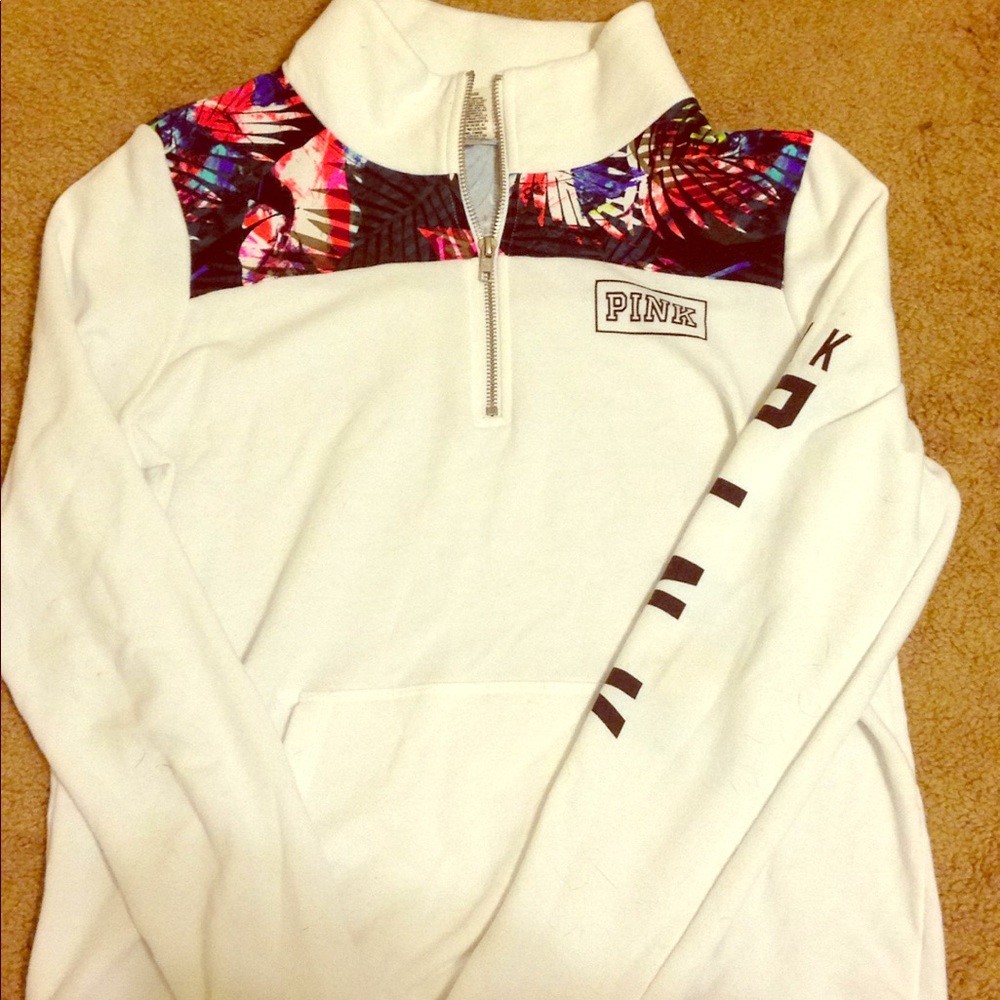PINK Victoria's Secret quarter-zip Pullover