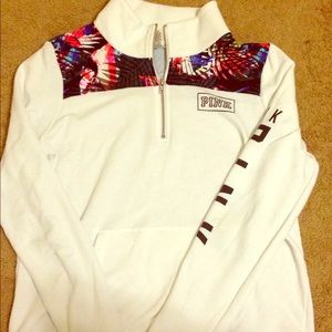 PINK Victoria's Secret quarter-zip Pullover