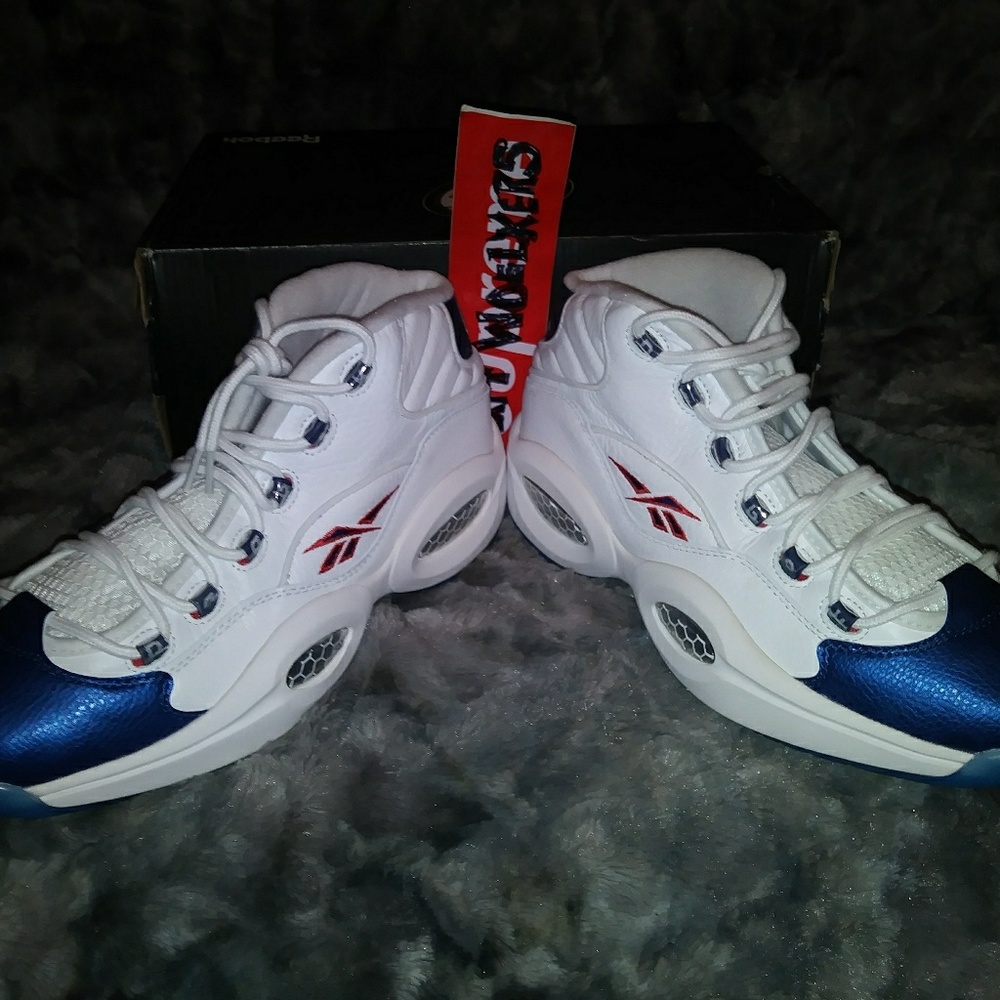 Rare New Size 10.5 Reebok Iverson Question Mid OG