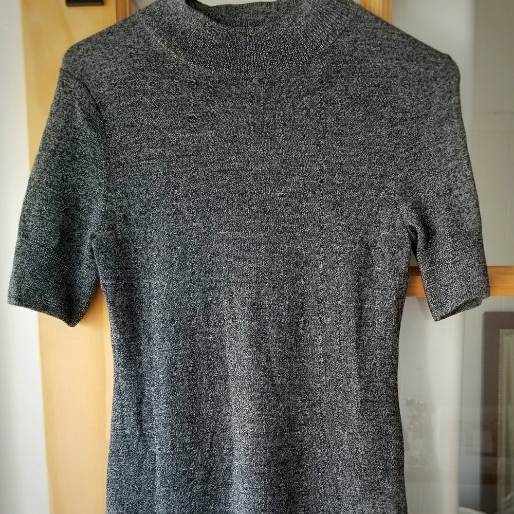 Gap Merino Wool mini bodycon short sleeve sweater dress