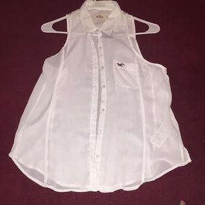 White Hollister Blouse
