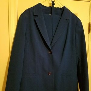 Liz Baker pants suit blazer 16 tall pants 14 reg