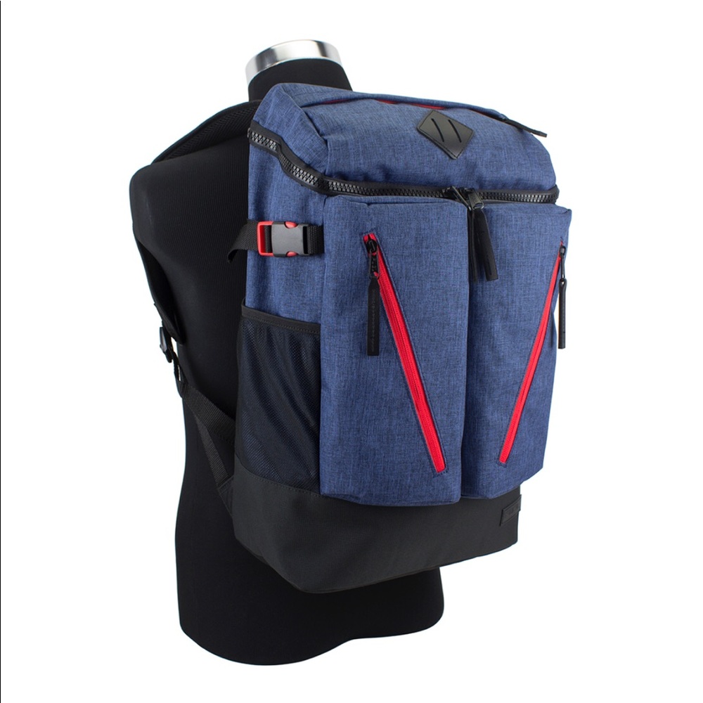 Blue Chambray Backpack