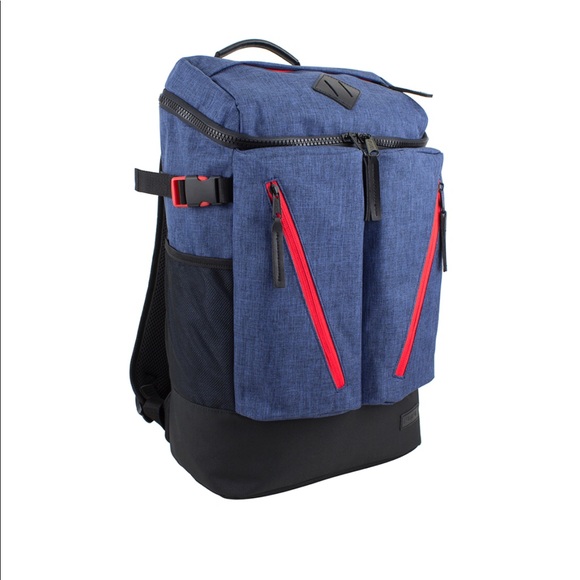 Blue Chambray Backpack - Picture 2 of 6
