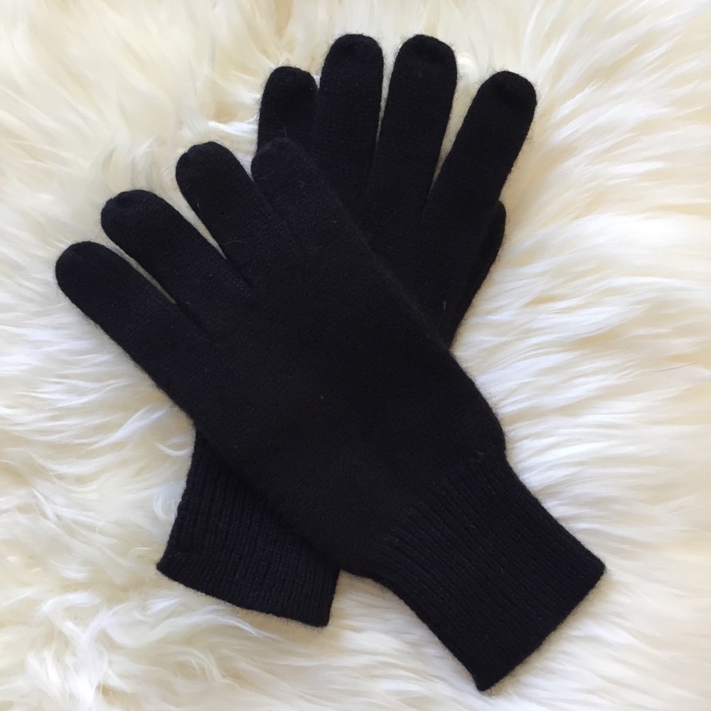 Hayden Black Cashmere Gloves