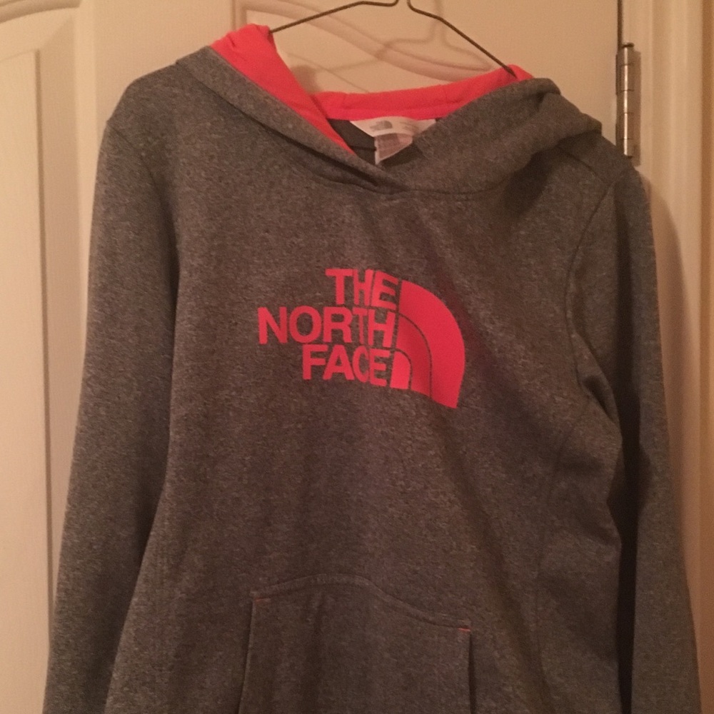 The North Face sweatshirt