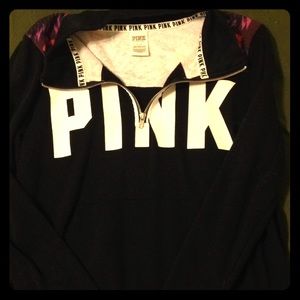 PINK Victoria's Secret quarter-zip Pullover