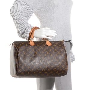 AUTH Louis Vuitton Speedy 35