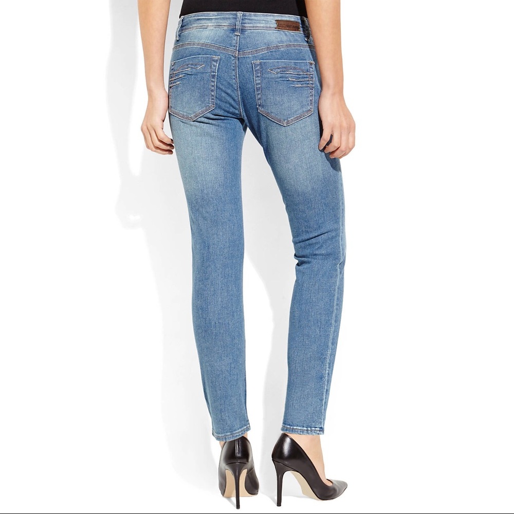 DKNY City skinny faded 5 pocket zip fly, silver - Picture 4 of 4