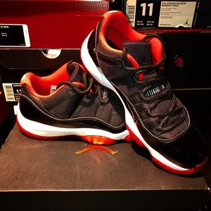 Jordan Shoes - Jordan XI Low “Bred” Size 11 Jordan Shoes - Jordan XI Low “Bred” Size 11