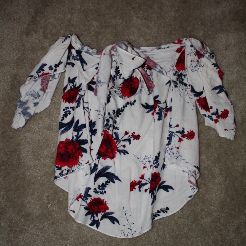 Off the shoulder shirt