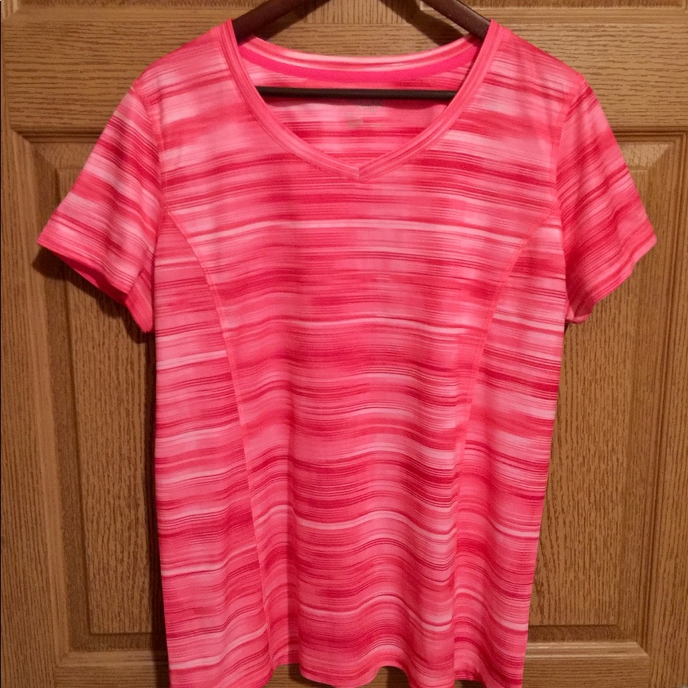 Vibrant Hot Pink Print Tee Shirt FINAL PRICE