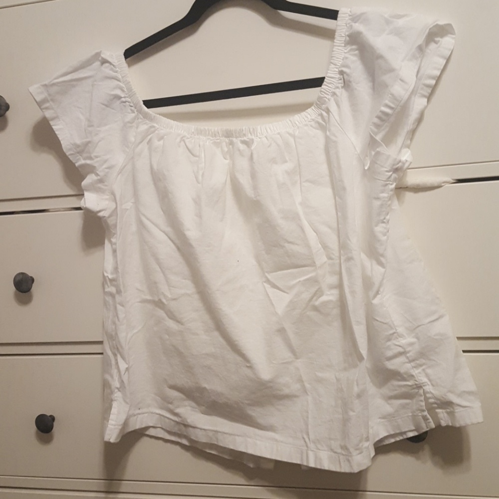 💕white off the shoulder top💕