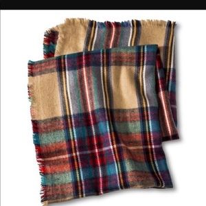 Merona tartan plaid blanket scarf