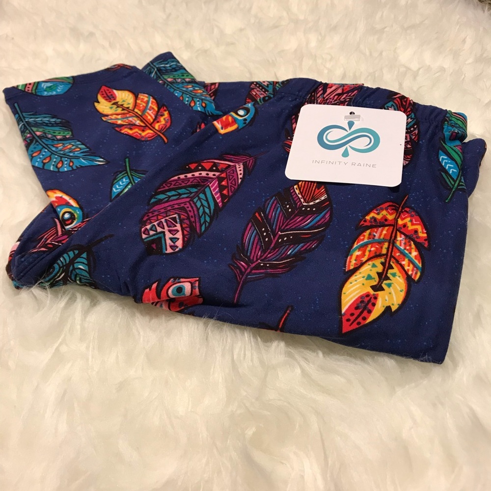 Dream Feather Print Leggings - Picture 4 of 5