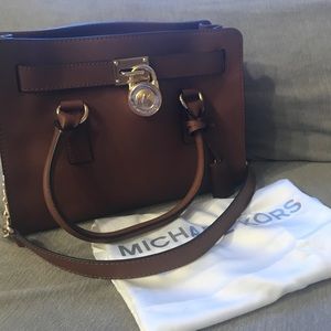 Michael Kors Hamilton Saffiano Medium Satchel