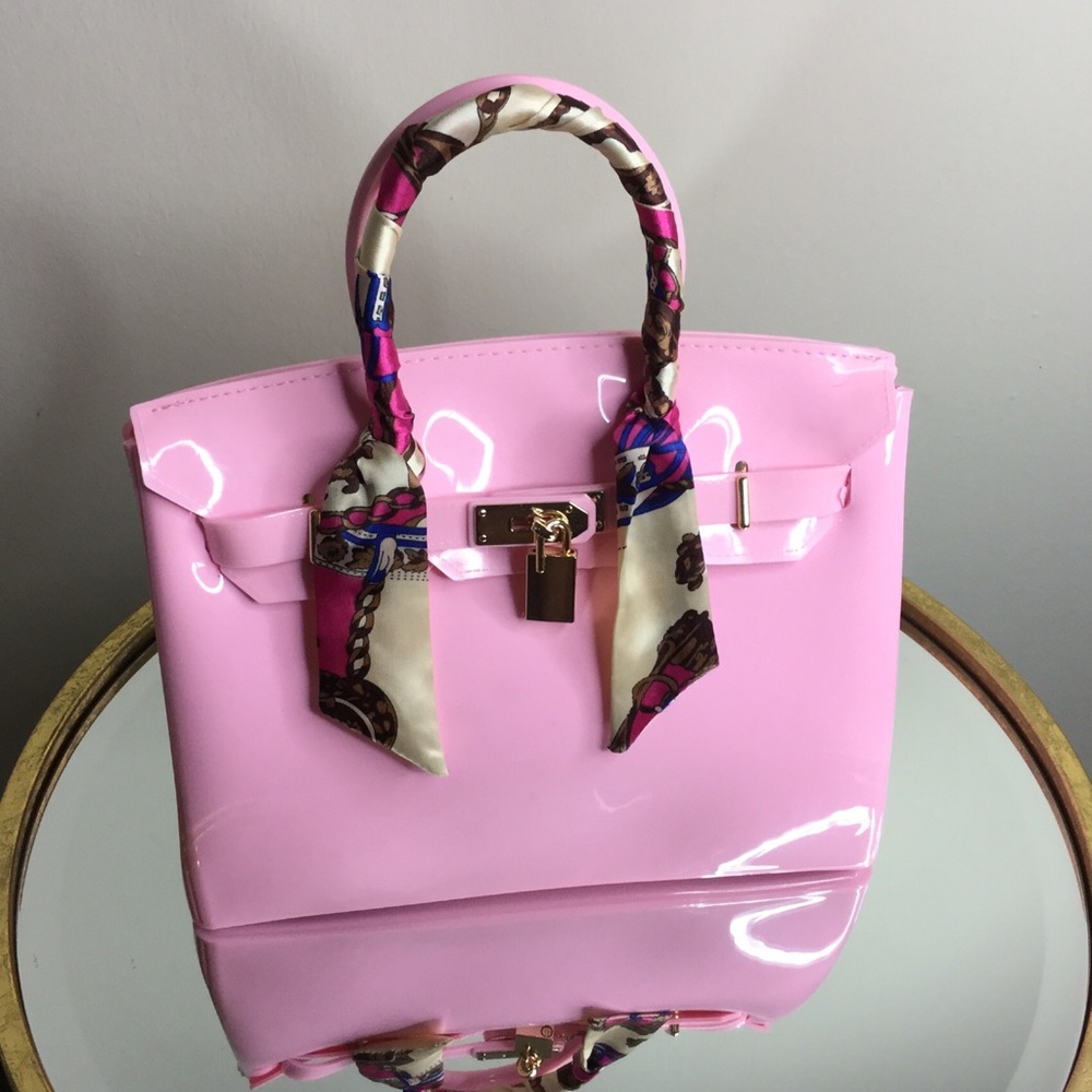 New Pink Jelly Handbag