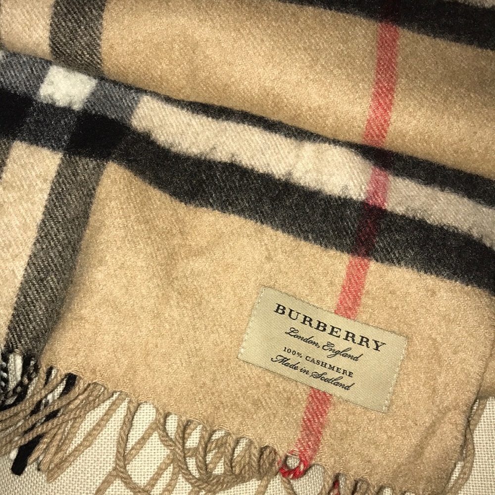 Classic Burberry scarf
