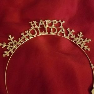 🎄🎄🎄Rhinestone Happy Holiday  Headband  🎄🎄🎄