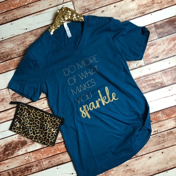 Last 1! XL sparkle tee - Picture 6 of 7