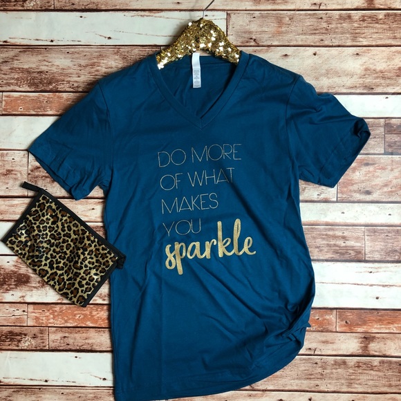 Last 1! XL sparkle tee - Picture 7 of 7