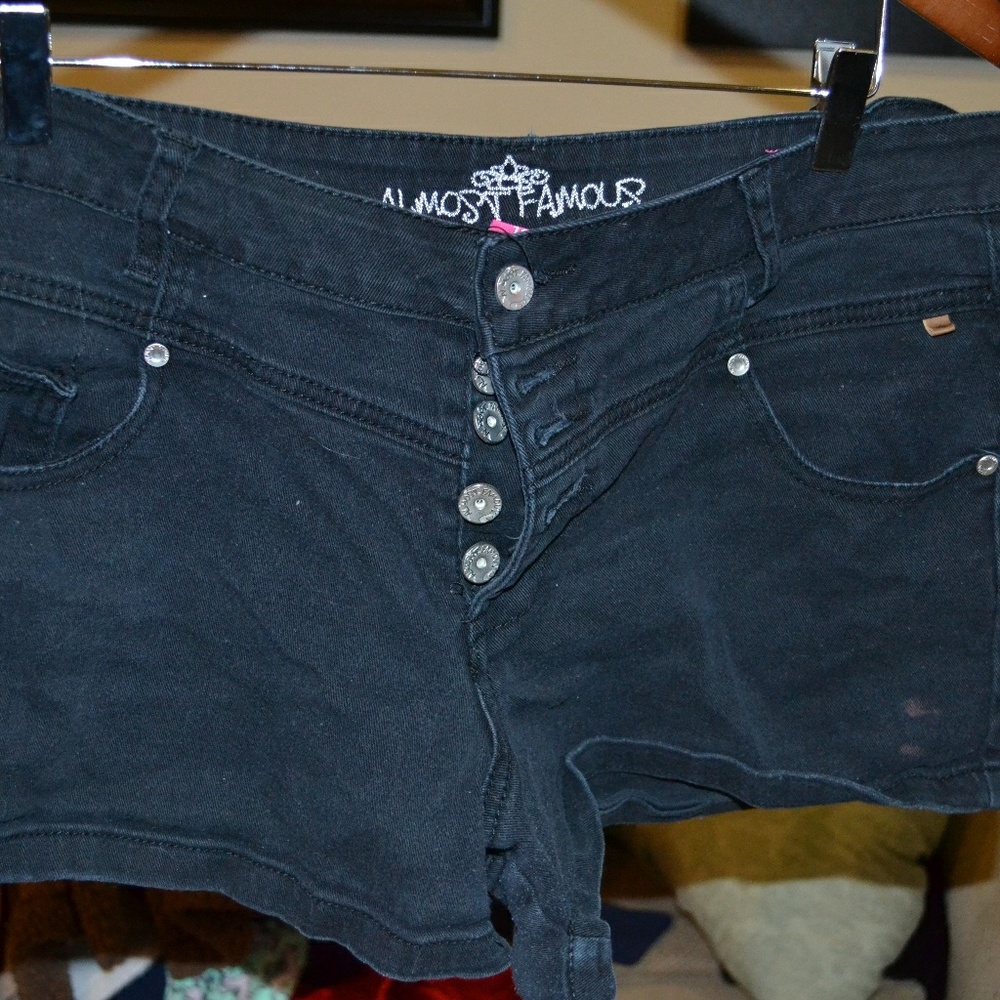 High rise shorts