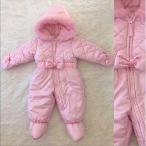 ROTHSCHILD PINK INFANT SNOW SUIT!